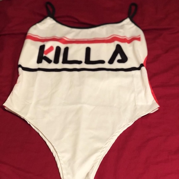 Fila inspired “killa” bodysuit - Picture 2 of 4